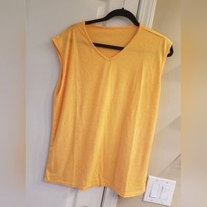NWOT * Lt Orange Casual Top